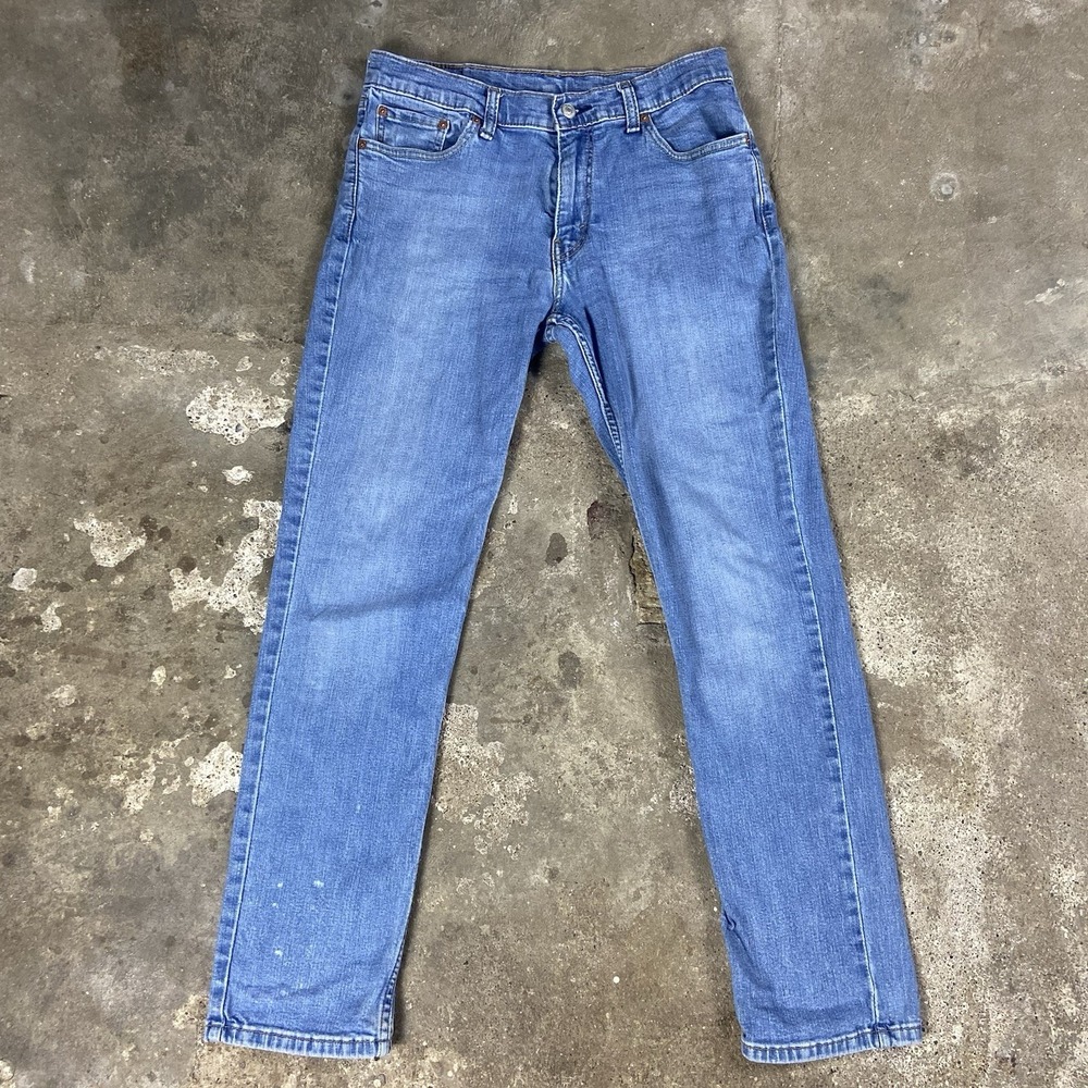 Levi's 511 Jeans Size 32x32 Blue Denim Medium Wash Straight Slim Fit Casual Wear